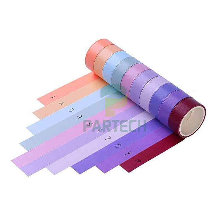 Flerfarget Washi papirtape